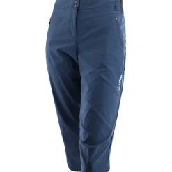 Löffler CSL 3/4 Fietsbroek Dames - donkerblauw 495