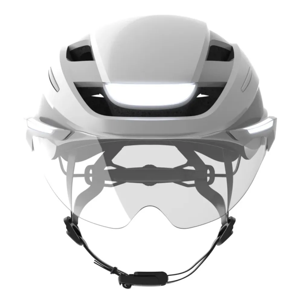 Lumos Ultra E-Bike Helm - Lunar White
