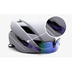 Lumos Ultra Fly MIPS Helm + Firefly Helmlicht - Hyper Green