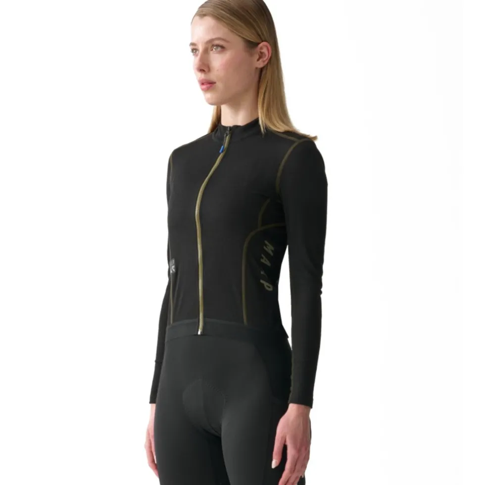 MAAP Alt Road Fietsshirt met Lange Mouwen 2.0 Dames - zwart