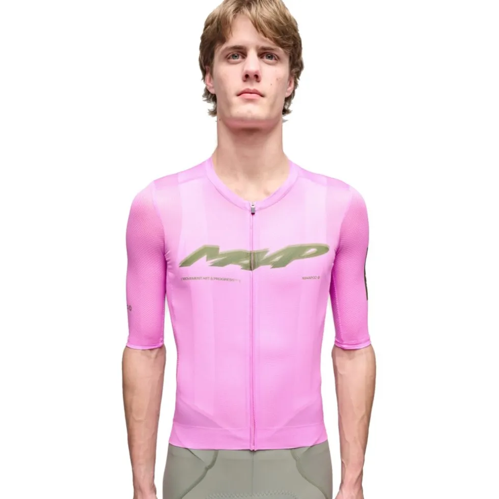 MAAP Blaze Pro Air 3.0 Fietsshirt met Korte Mouwen Heren - musk stick