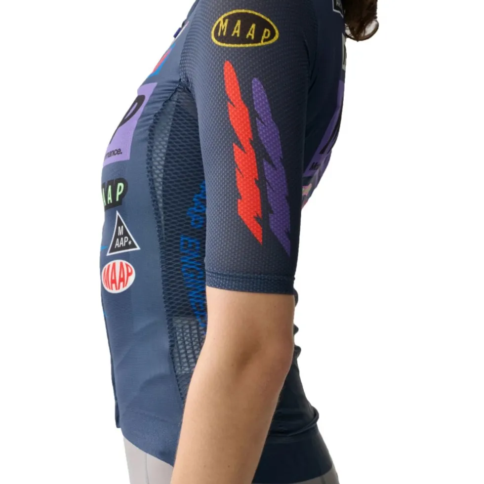 MAAP Drome Pro Air 3.0 Fietsshirt met Korte Mouwen Dames - midnight