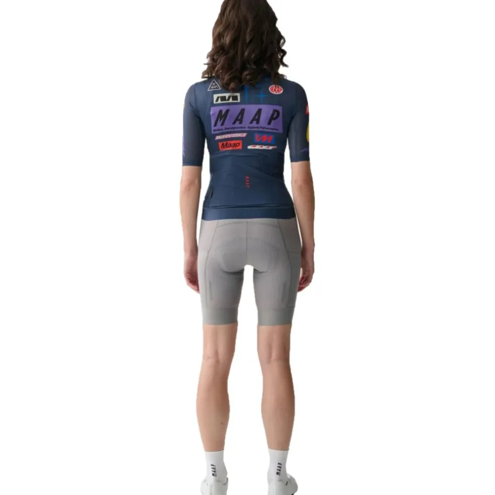 MAAP Drome Pro Air 3.0 Fietsshirt met Korte Mouwen Dames - midnight