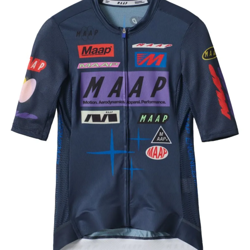 MAAP Drome Pro Air 3.0 Fietsshirt met Korte Mouwen Dames - midnight