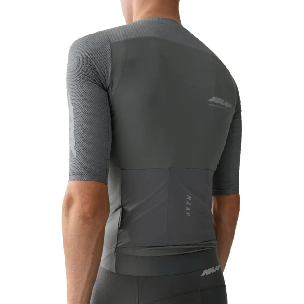 MAAP Eclipse Pro Race Fietsshirt met Korte Mouwen Heren - pewter