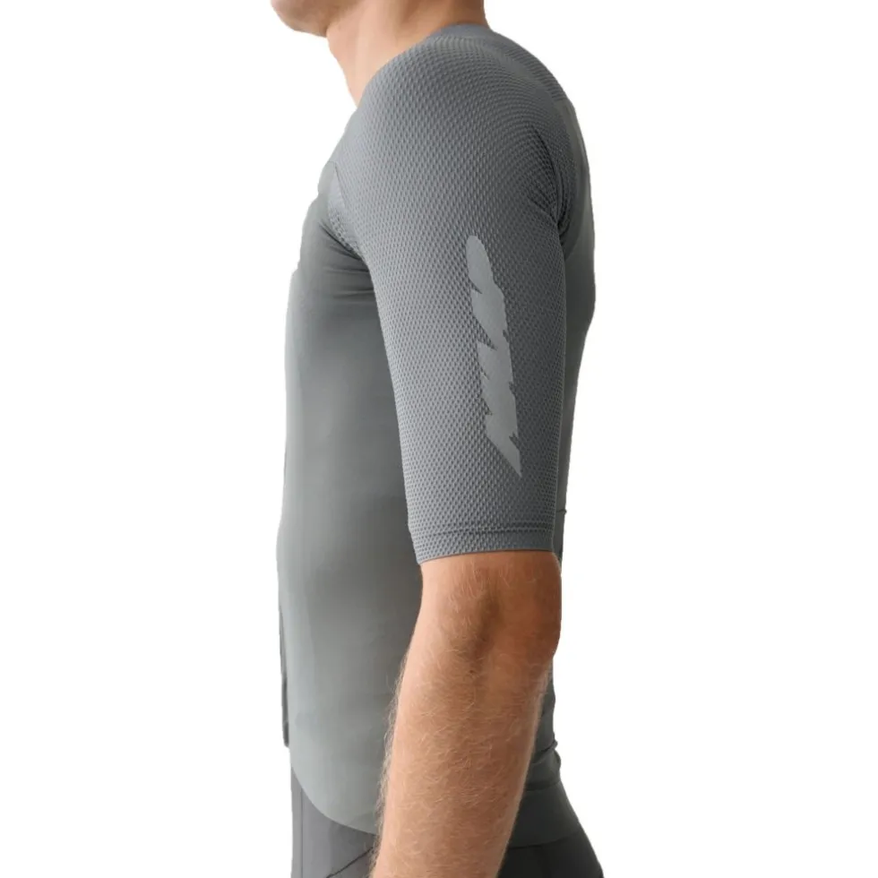 MAAP Eclipse Pro Race Fietsshirt met Korte Mouwen Heren - pewter