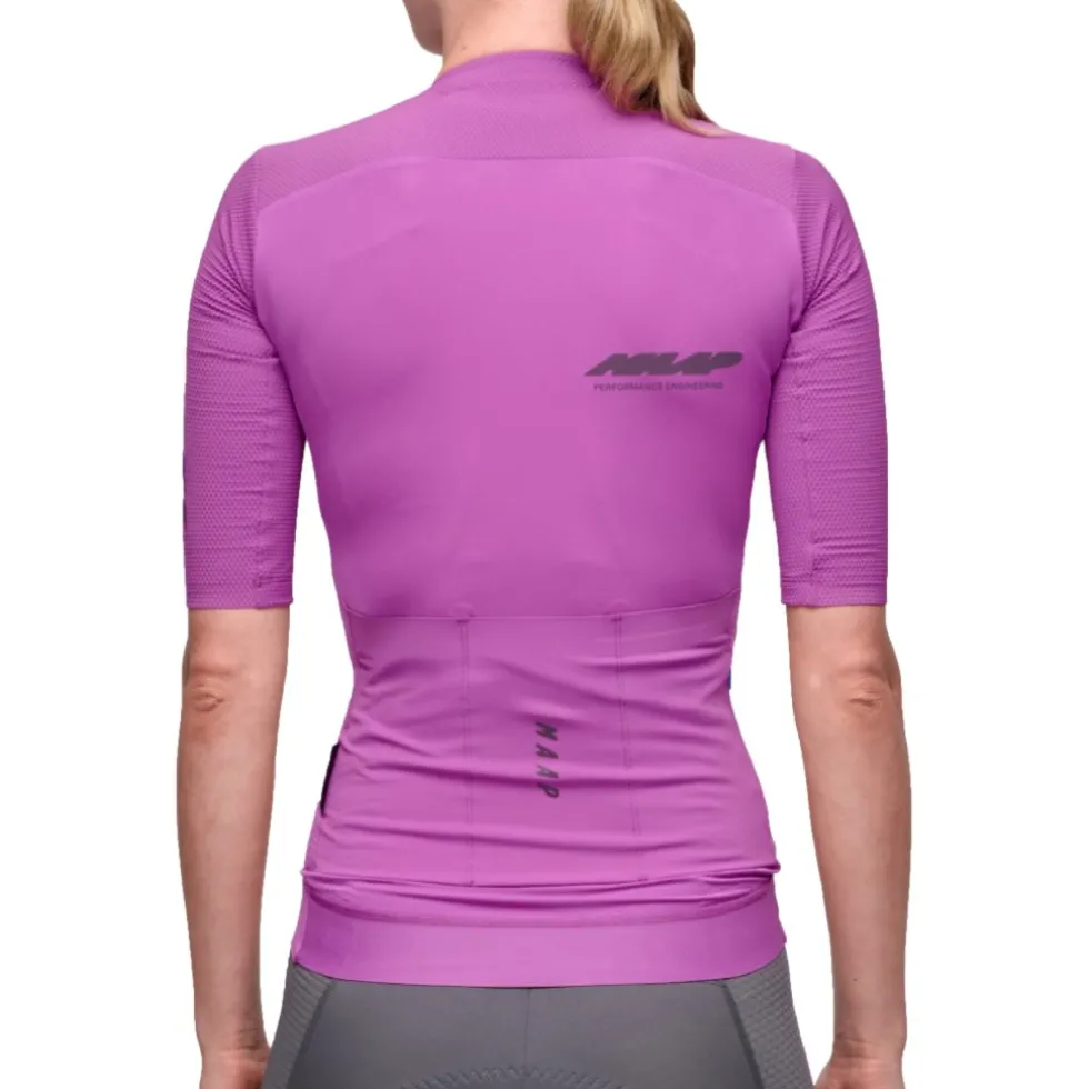 MAAP Eclipse Pro Race Fietsshirt met Korte Mouwen Dames - magenta