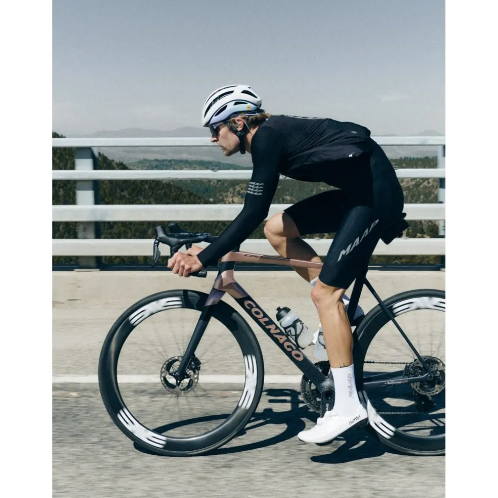 MAAP Emerge Fietsshirt met Lange Mouwen Heren - zwart