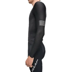 MAAP Emerge Fietsshirt met Lange Mouwen Heren - zwart