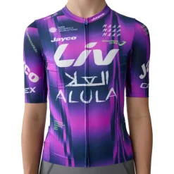MAAP GreenEDGE Pro Air Fietsshirt met Korte Mouwen Dames - aurora/midnight