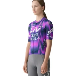 MAAP GreenEDGE Pro Air Fietsshirt met Korte Mouwen Dames - aurora/midnight
