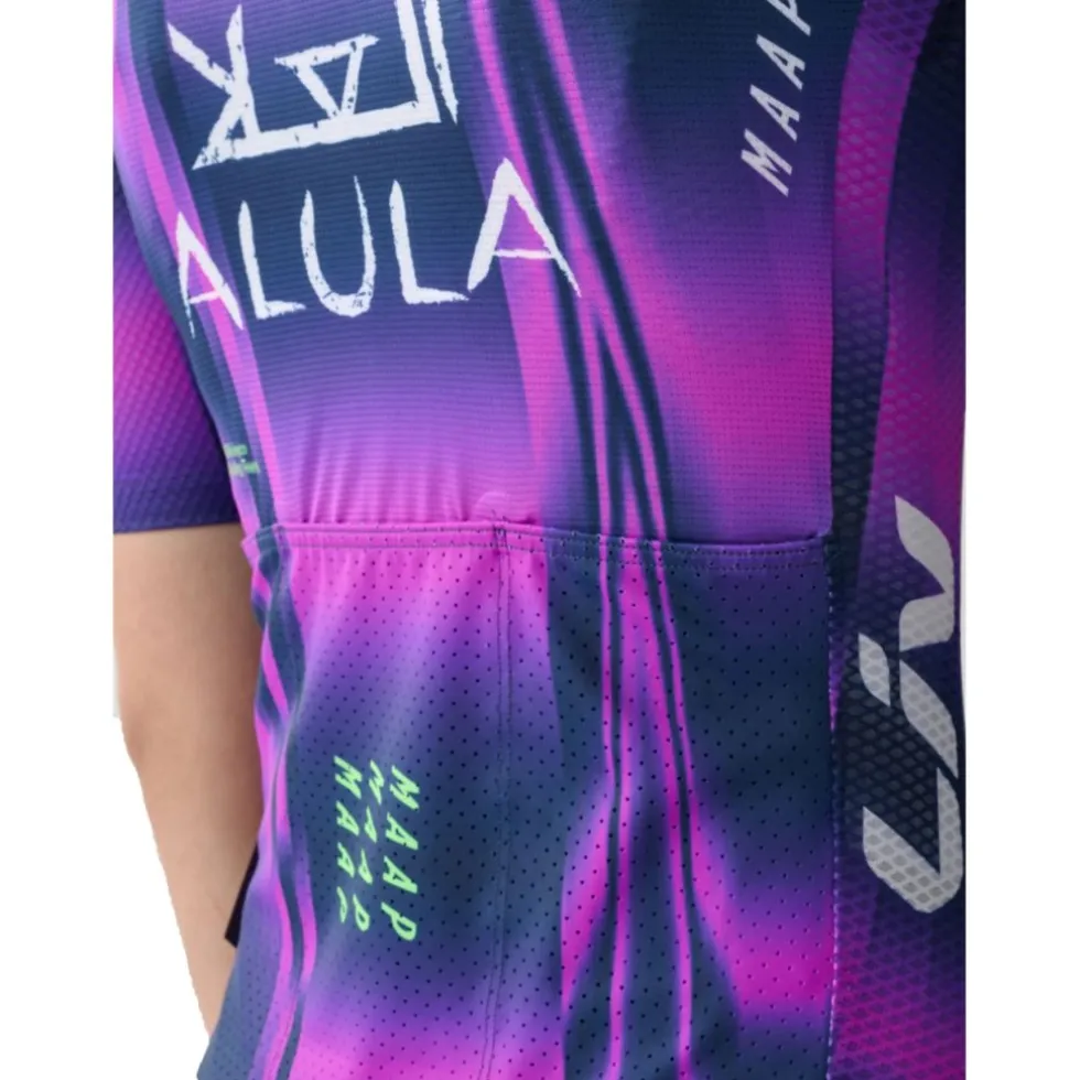 MAAP GreenEDGE Pro Air Fietsshirt met Korte Mouwen Dames - aurora/midnight
