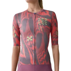 MAAP Privateer P.O Pro Air 3.0 Paige Onweller Fietsshirt met Korte Mouwen Dames - pale henna