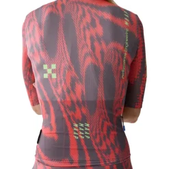 MAAP Privateer P.O Pro Air 3.0 Paige Onweller Fietsshirt met Korte Mouwen Dames - pale henna