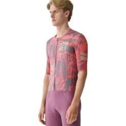 MAAP Privateer P.O Pro Air 3.0 Paige Onweller Fietsshirt met Korte Mouwen Heren - pale henna
