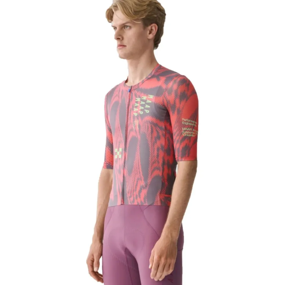 MAAP Privateer P.O Pro Air 3.0 Paige Onweller Fietsshirt met Korte Mouwen Heren - pale henna