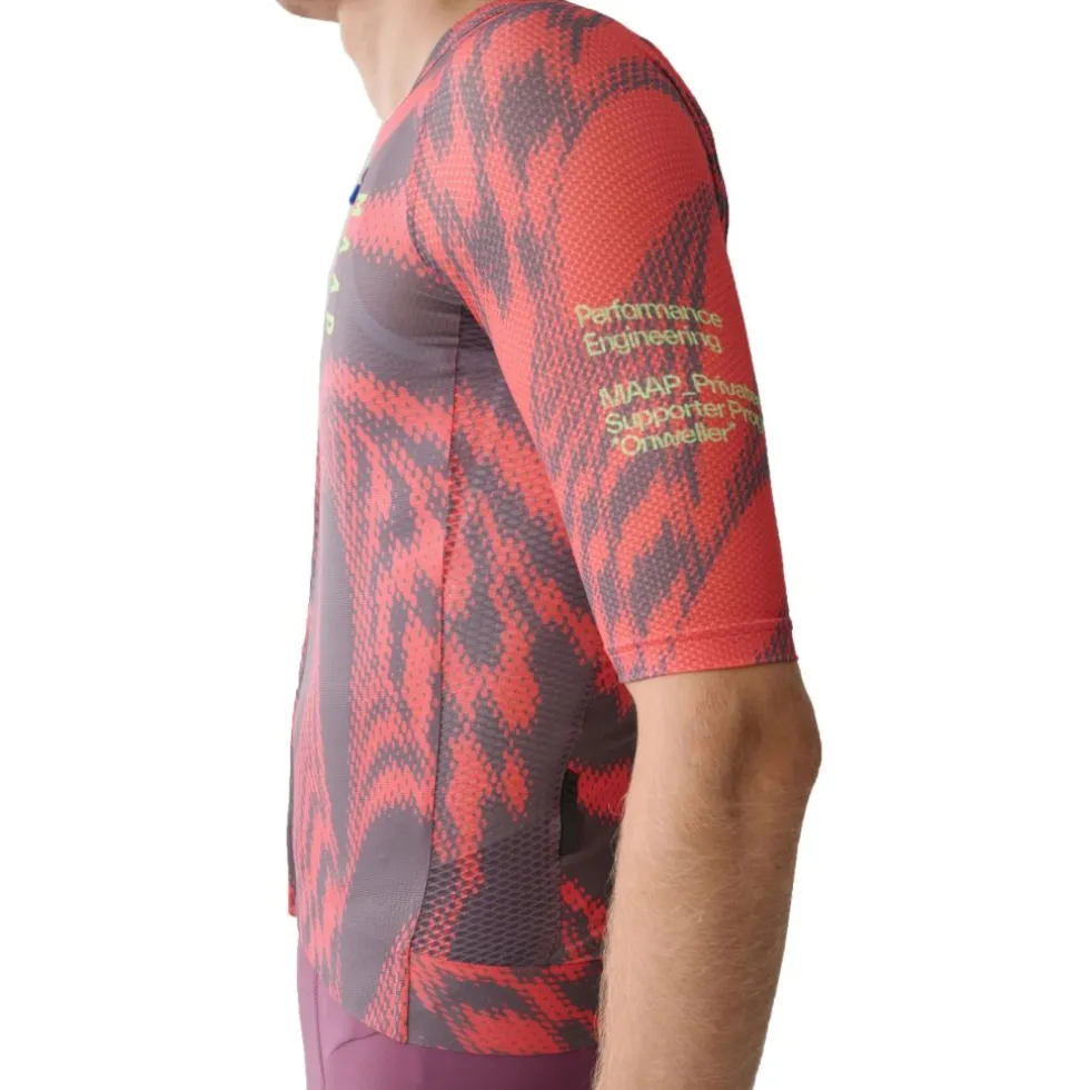 MAAP Privateer P.O Pro Air 3.0 Paige Onweller Fietsshirt met Korte Mouwen Heren - pale henna