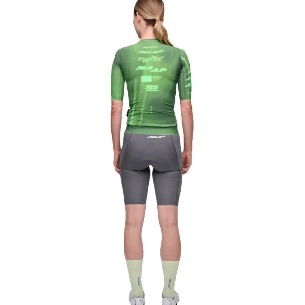 MAAP Pro Aero Fietsshirt met Korte Mouwen Dames - neptune green