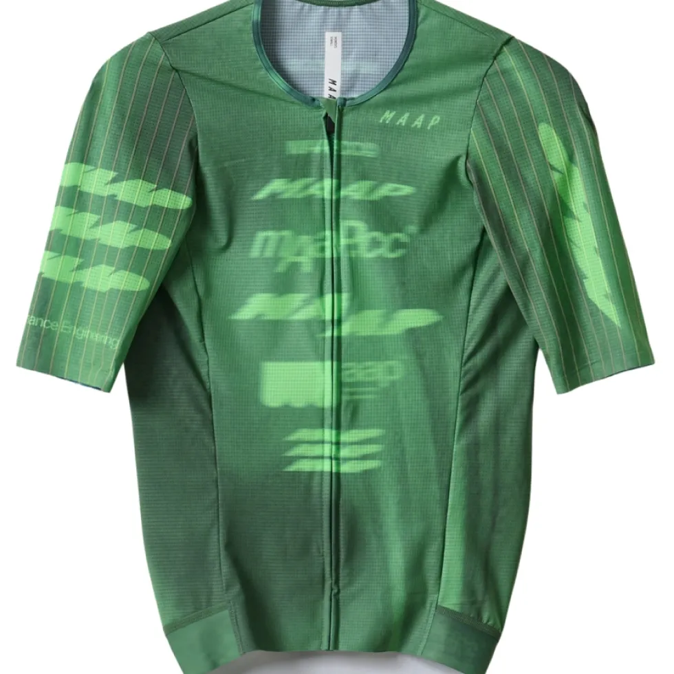 MAAP Pro Aero Fietsshirt met Korte Mouwen Dames - neptune green