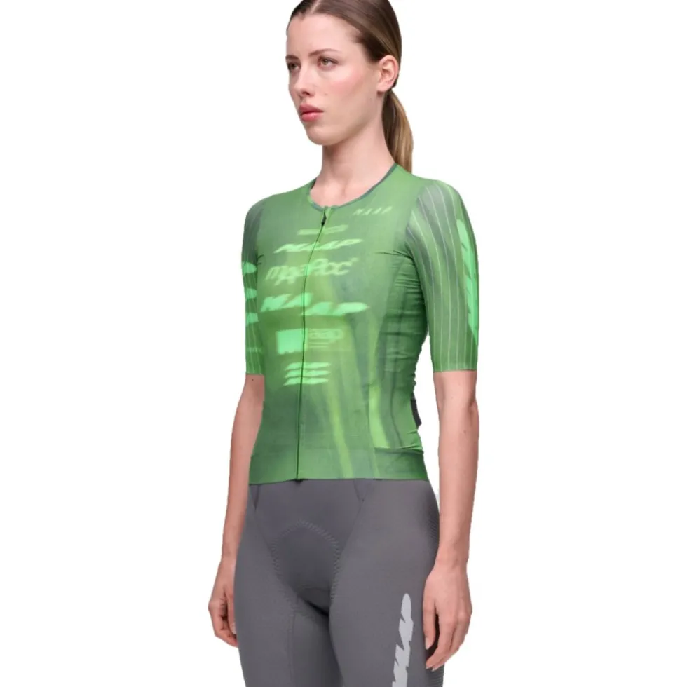 MAAP Pro Aero Fietsshirt met Korte Mouwen Dames - neptune green