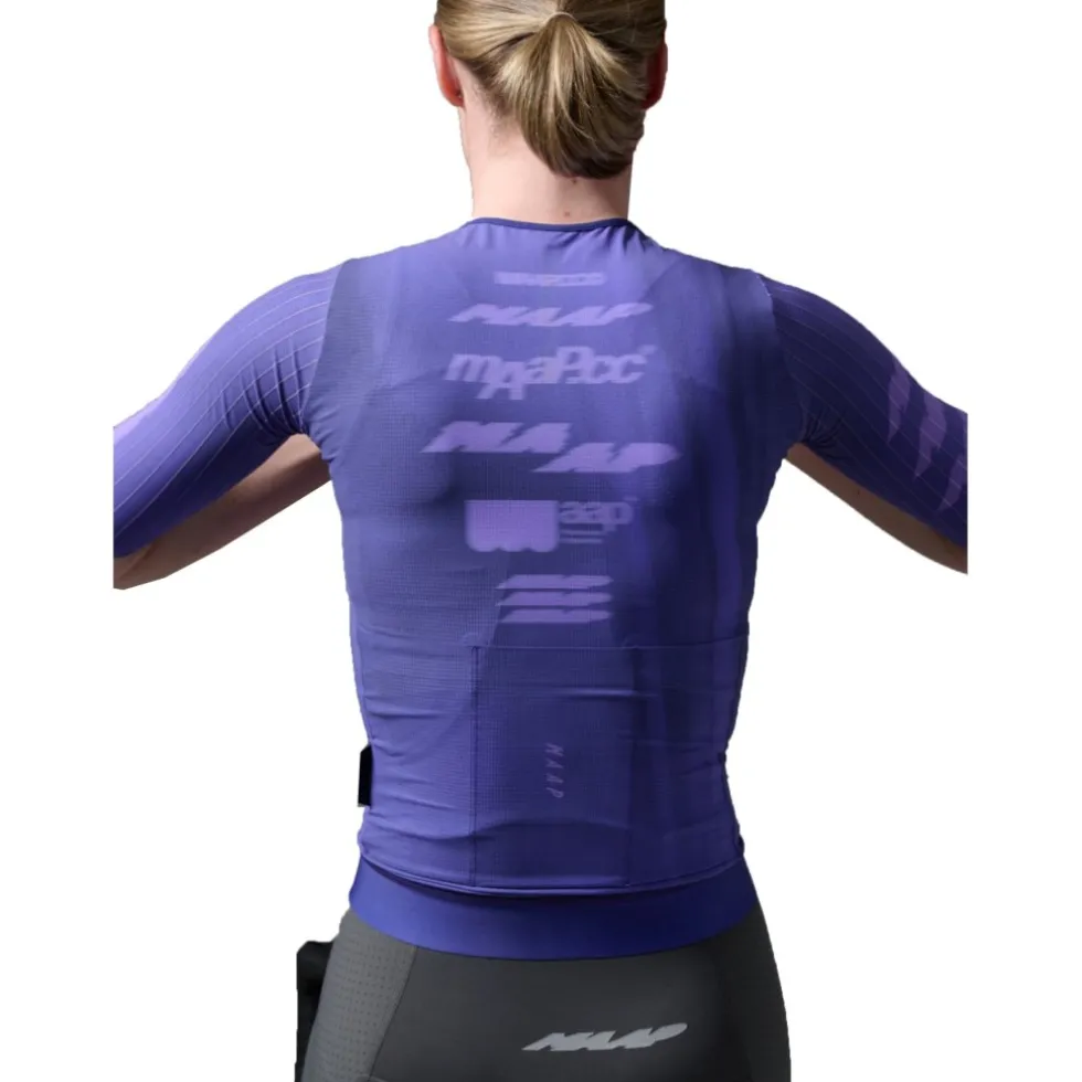 MAAP Pro Aero Fietsshirt met Korte Mouwen Dames - cosmic purple