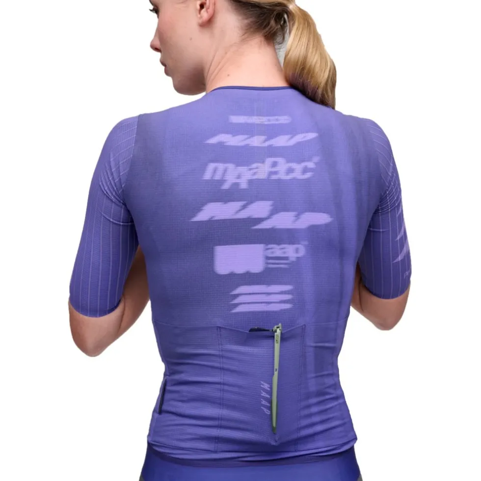 MAAP Pro Aero Fietsshirt met Korte Mouwen Dames - cosmic purple
