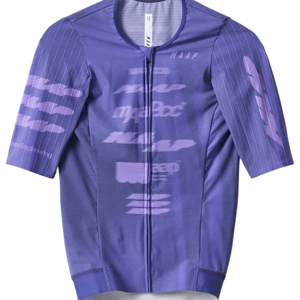 MAAP Pro Aero Fietsshirt met Korte Mouwen Dames - cosmic purple