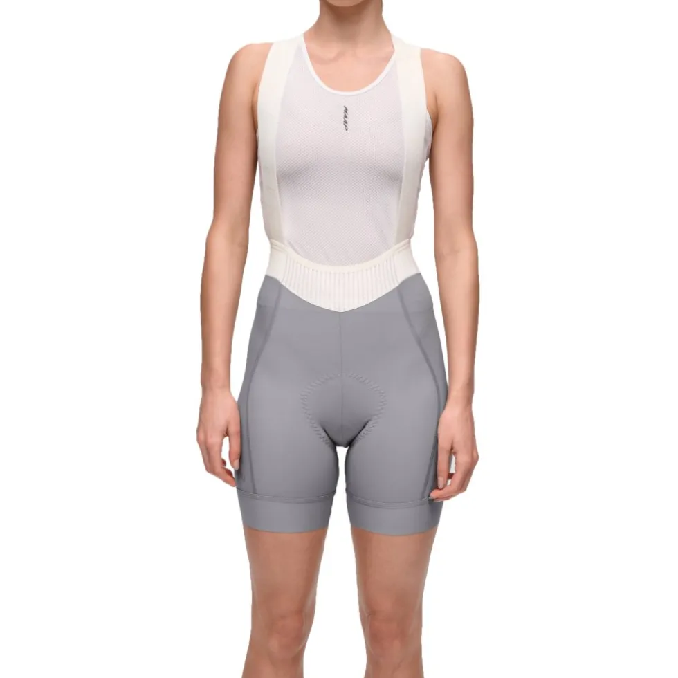 MAAP Short Team Bib Evo Fietsshort met Bretels Dames - titanium