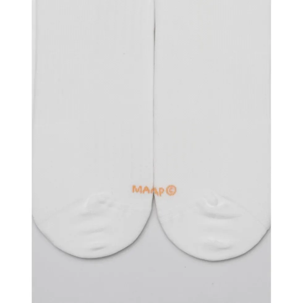 MAAP Team Sokken lang - white/faded fluoro orange
