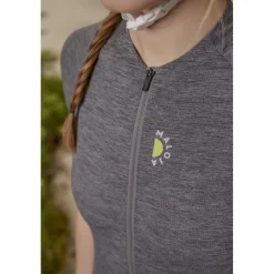 Maloja BalmenhornM. Roadbike Fietsshirt met Korte Mouwen Dames - grey melange 114