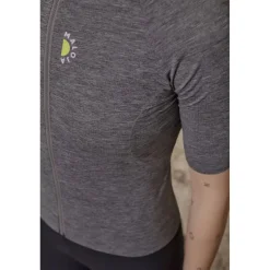 Maloja BalmenhornM. Roadbike Fietsshirt met Korte Mouwen Dames - grey melange 114