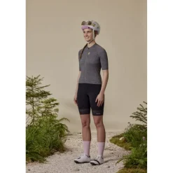 Maloja BalmenhornM. Roadbike Fietsshirt met Korte Mouwen Dames - grey melange 114