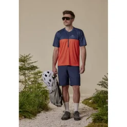 Maloja BarettiM. All Mountain 1/2 Trail Fietsshirt met Korte Mouwen Heren - alpine woods multi 1107