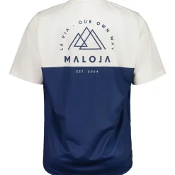 Maloja BarettiM. All Mountain 1/2 Trail Fietsshirt met Korte Mouwen Heren - night sky multi 8388