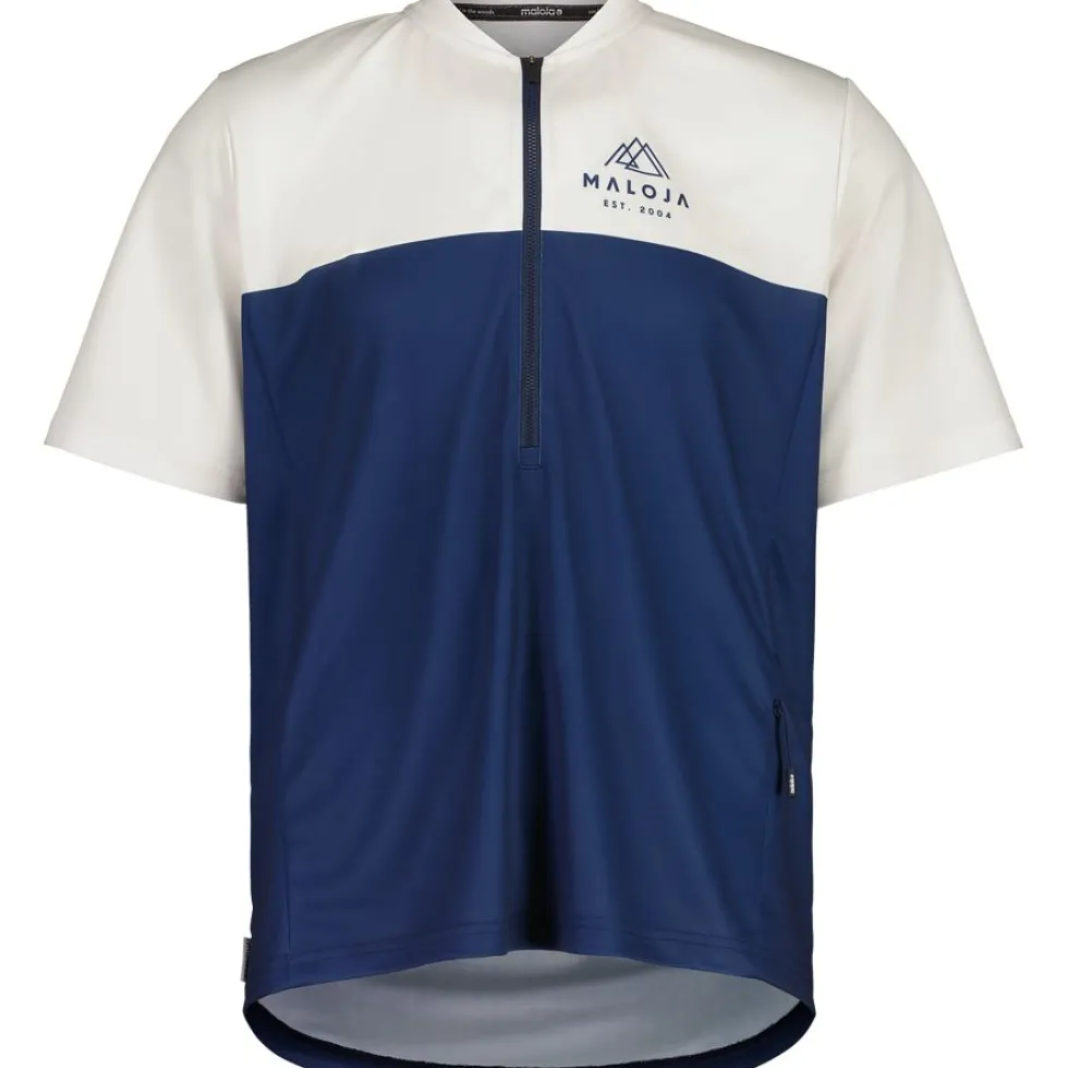 Maloja BarettiM. All Mountain 1/2 Trail Fietsshirt met Korte Mouwen Heren - night sky multi 8388