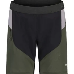 Maloja FanesM. Gravel Shorts Dames - deep black multi 8862