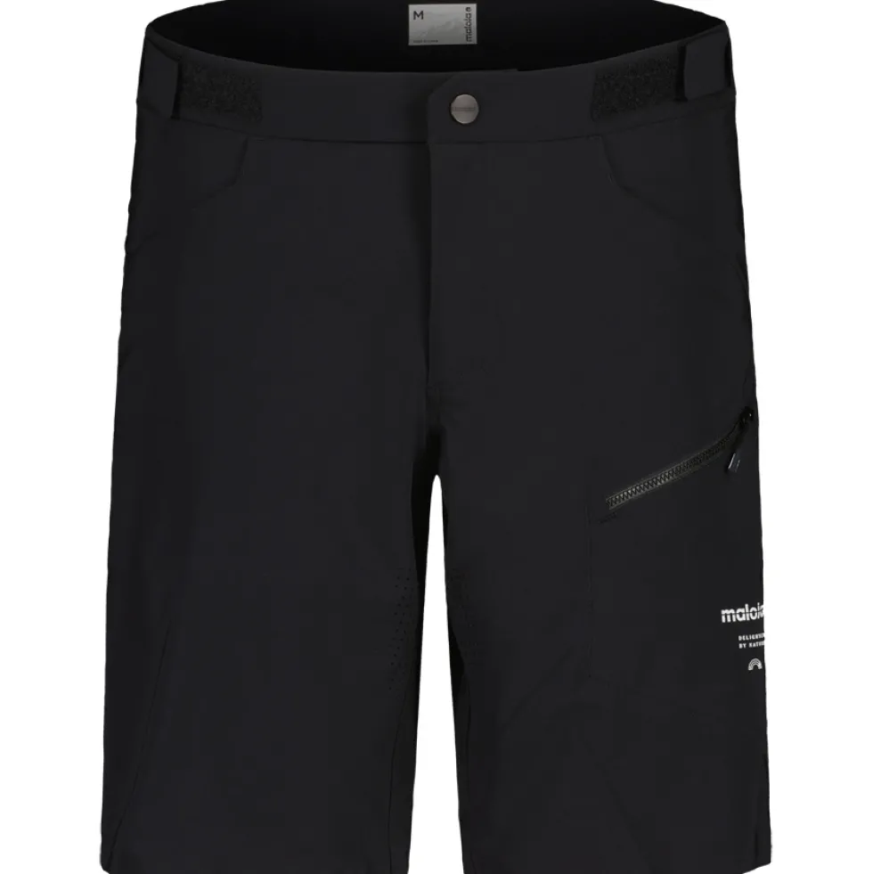Maloja FuornM. Fietsshorts Heren - deep black 8833