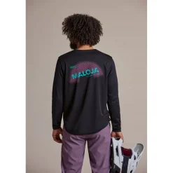 Maloja GwingerM. Freeride-shirt met lange mouwen voor heren - deep black 8833