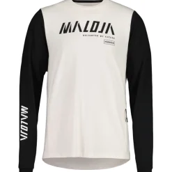 Maloja HaunoldM. Enduro Shirt met Lange Mouwen Heren - shaded white multi 1156