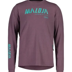 Maloja HaunoldM. Enduro Shirt met Lange Mouwen Heren - stormy lilac 1228