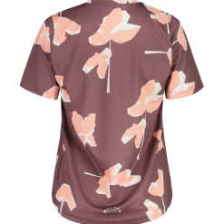 Maloja HochgallM. Allmountain Jersey Vrouwen - stormy lilac sunleaf 1258