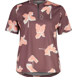 Maloja HochgallM. Allmountain Jersey Vrouwen - stormy lilac sunleaf 1258