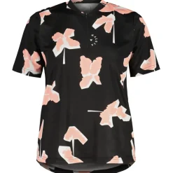 Maloja HochgallM. Allmountain Jersey Vrouwen - deep black sunleaf 1259