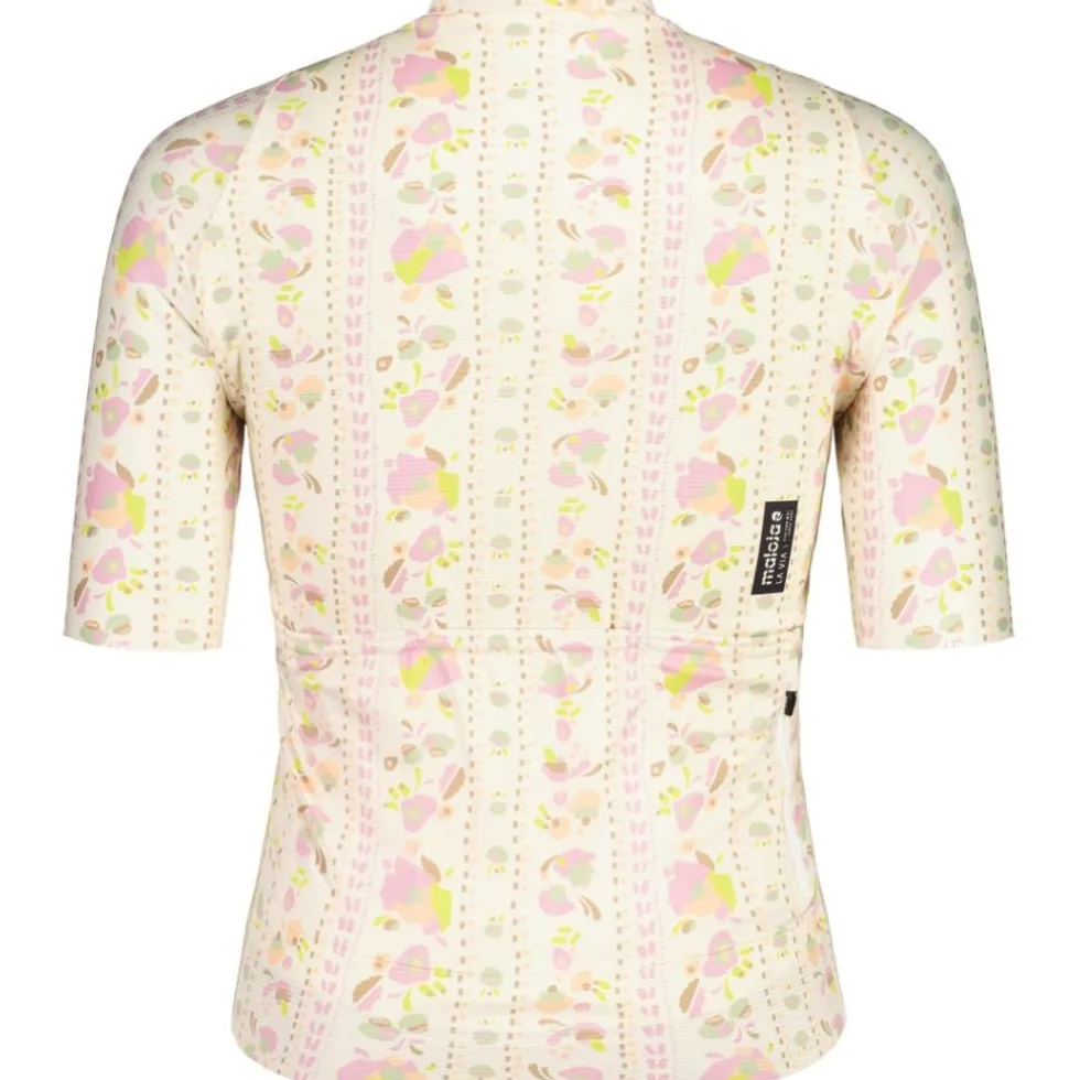 Maloja SokostiM. Roadbike Fietsshirt met Korte Mouwen Dames - shaded white rivulet 1158