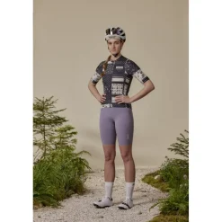 Maloja SokostiM. Roadbike Fietsshirt met Korte Mouwen Dames - smoky purple anniversary 1159