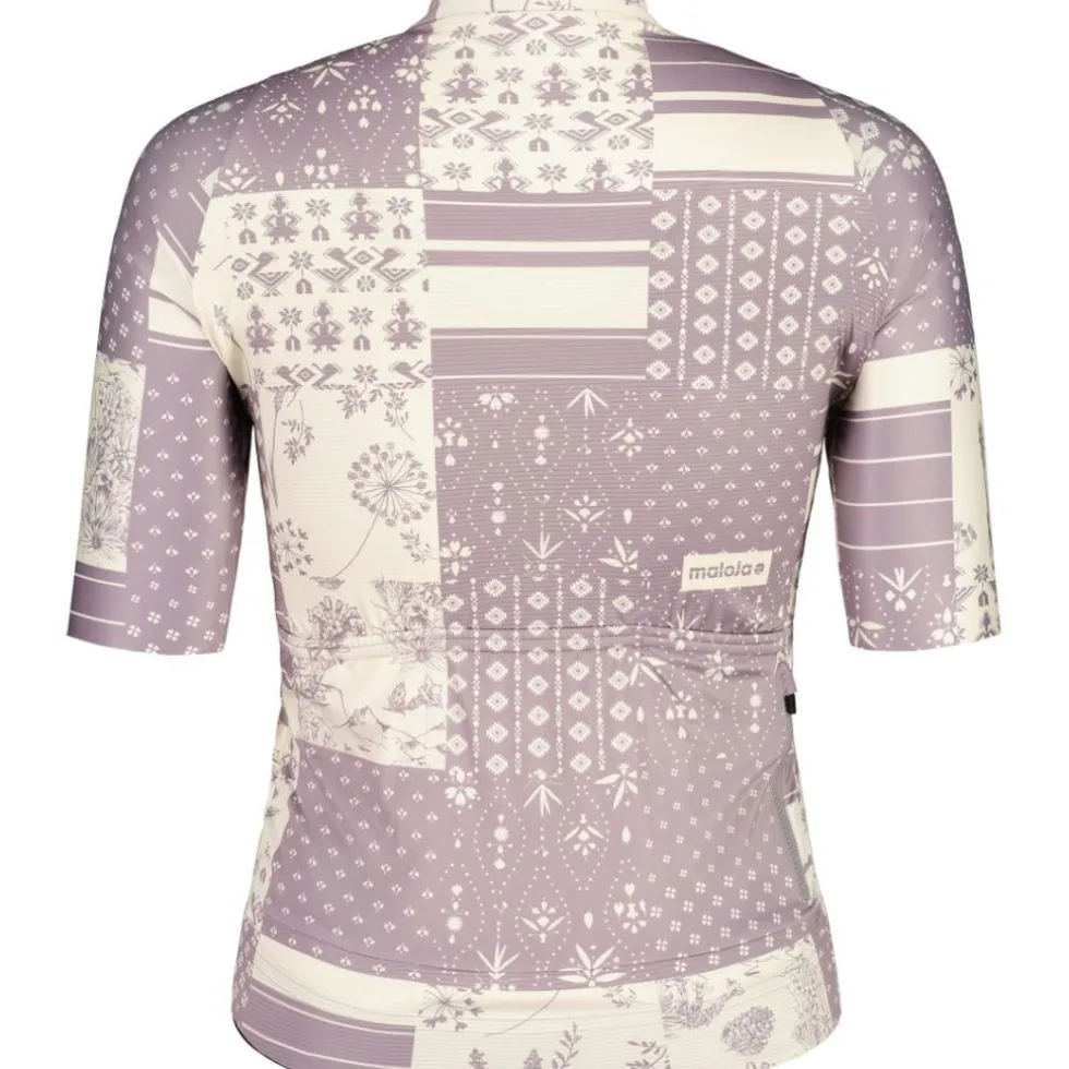 Maloja SokostiM. Roadbike Fietsshirt met Korte Mouwen Dames - smoky purple anniversary 1159