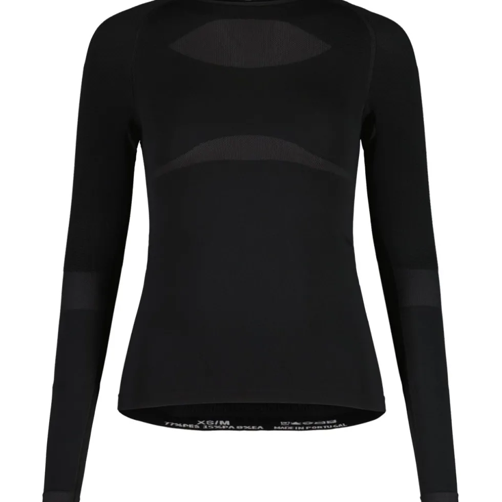 Maloja TampaM. NOS Hemd met Lange Mouwen Dames - deep black 8833