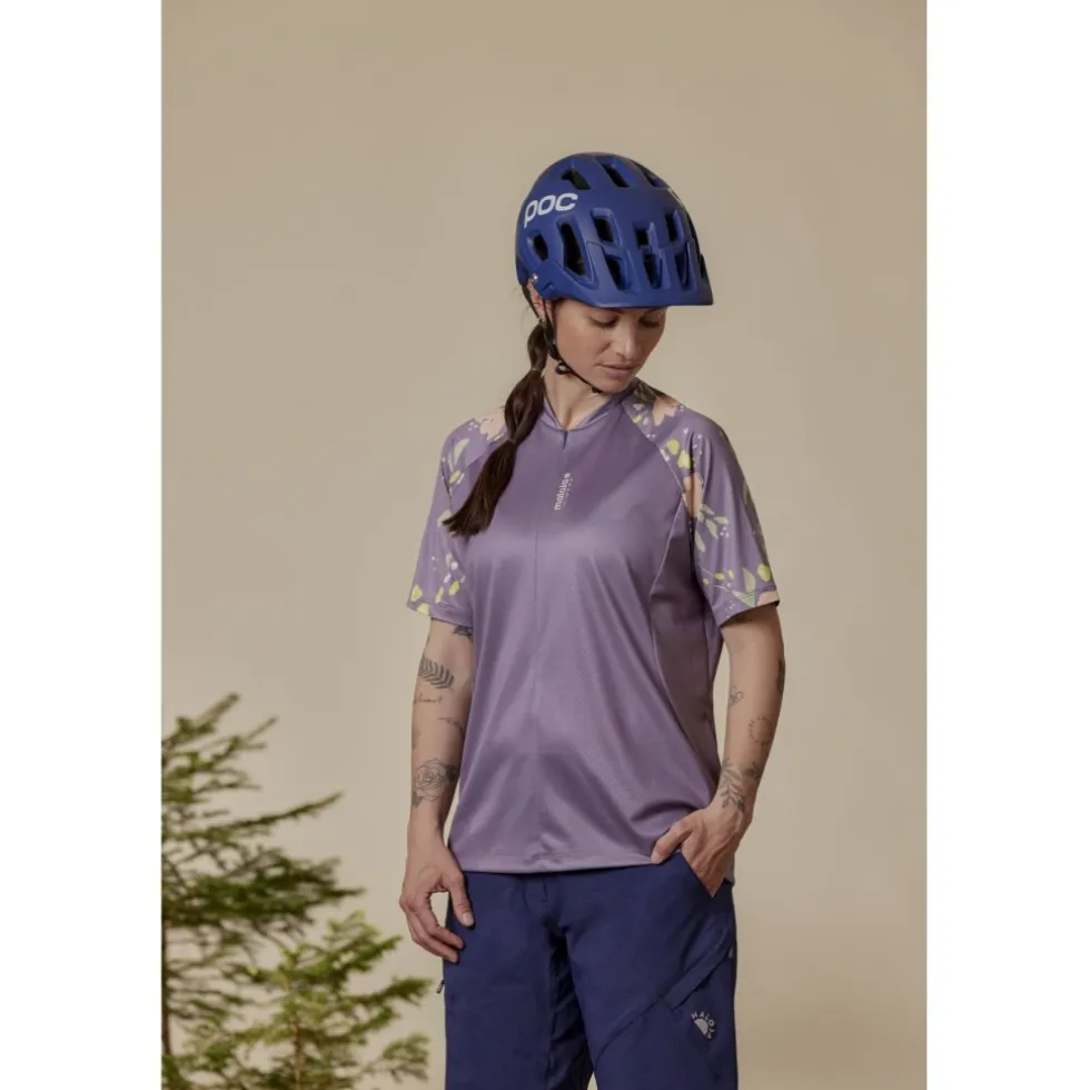 Maloja VilsaM. Allmountain 1/2 Cycle Fietsshirt met Korte Mouwen Dames - alpine woods 8958