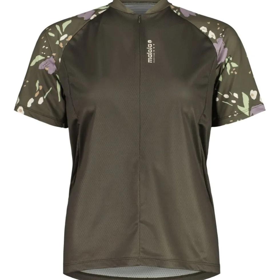 Maloja VilsaM. Allmountain 1/2 Cycle Fietsshirt met Korte Mouwen Dames - alpine woods 8958