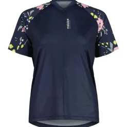 Maloja VilsaM. Allmountain 1/2 Cycle Fietsshirt met Korte Mouwen Dames - night sky 8325